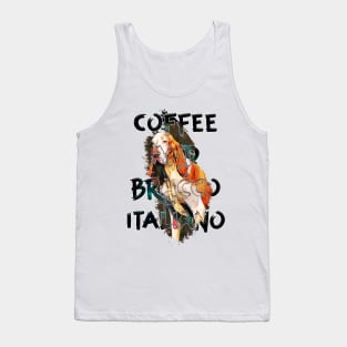 coffee and bracco italiano Tank Top